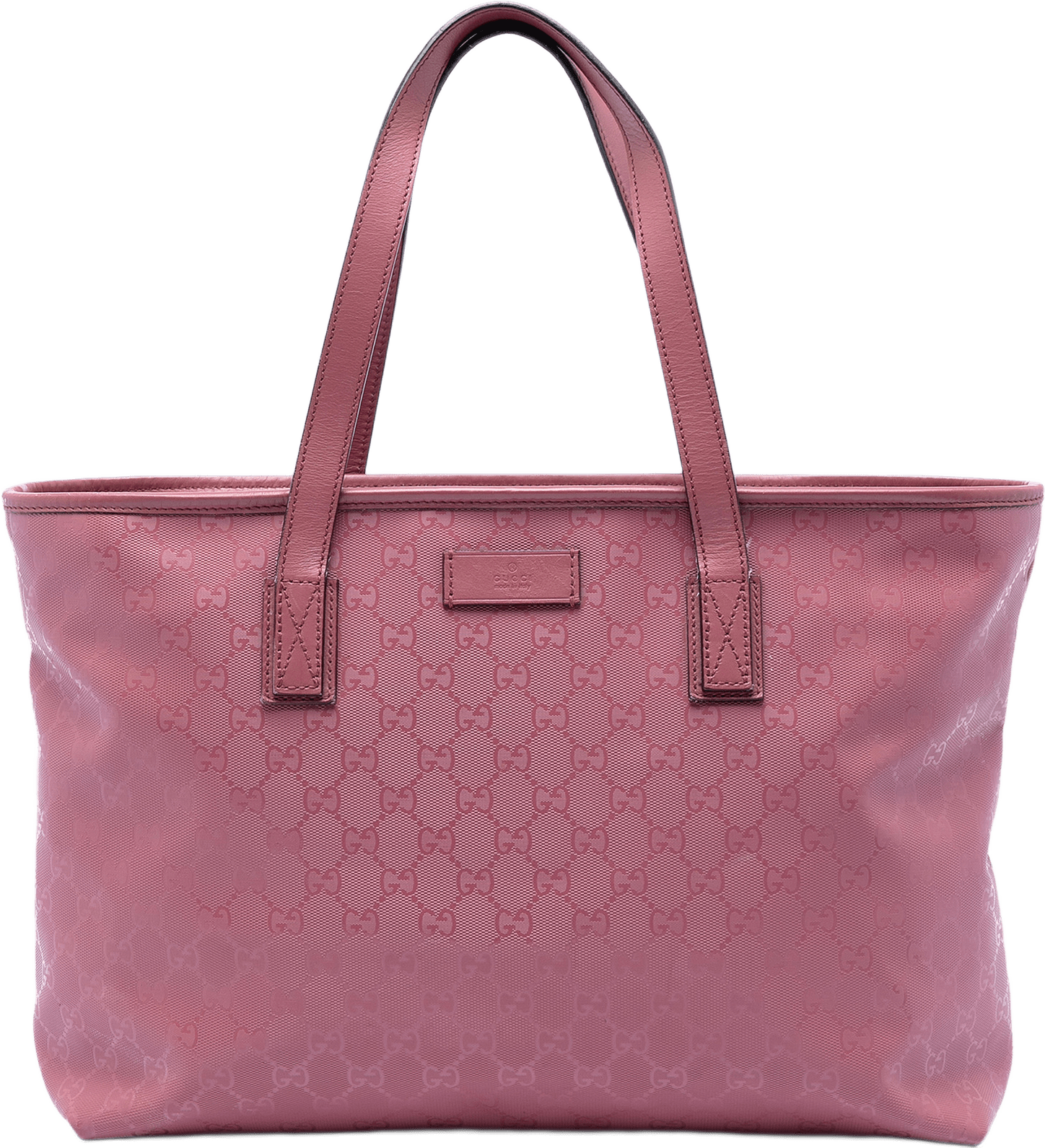 Gucci Medium Gg Imprime Tote, från Luxclusif, i färgen rosa.