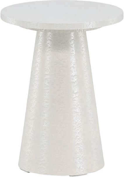 Lanzo Sidobord, från Venture Home, i färgen glossy white,white.