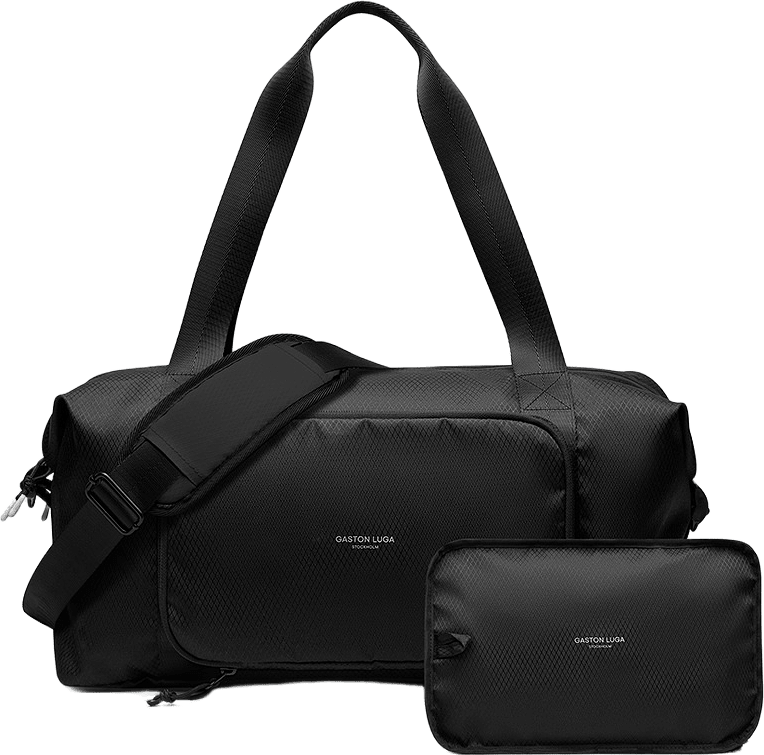 Lightweight Packable Duffel Bag, från Gaston Luga, i färgen black.