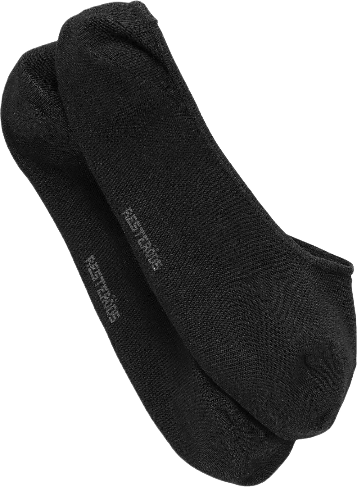Bambu, No Show Strumpor, 5-pack, Svart