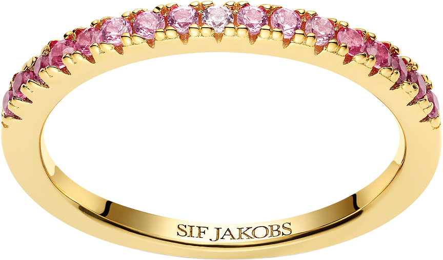 Ring Ellera, från Sif Jakobs Jewellery, i färgen pink gradient.