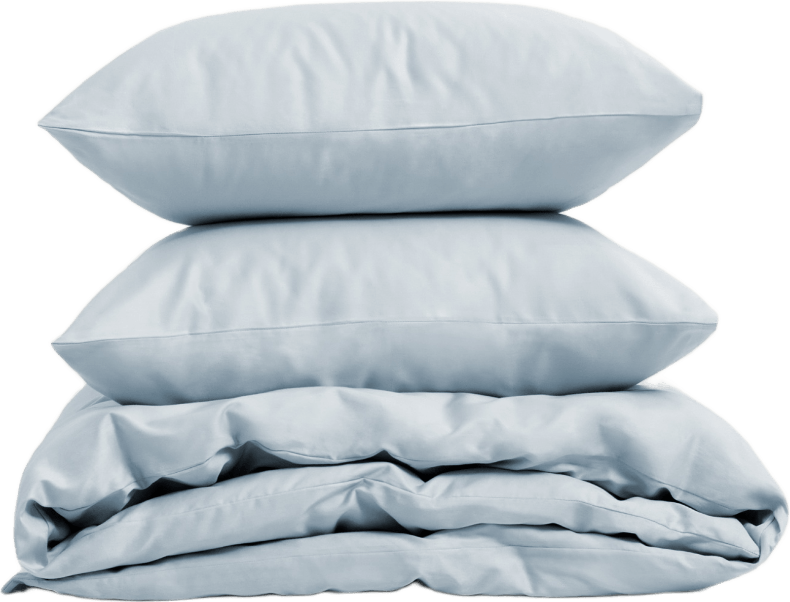 Bäddset Arkipelag Blank Ljusblå Dubbelt 220x220cm Med 2st Örngott 50x60cm, från Arkipelag, i färgen ljusblå.