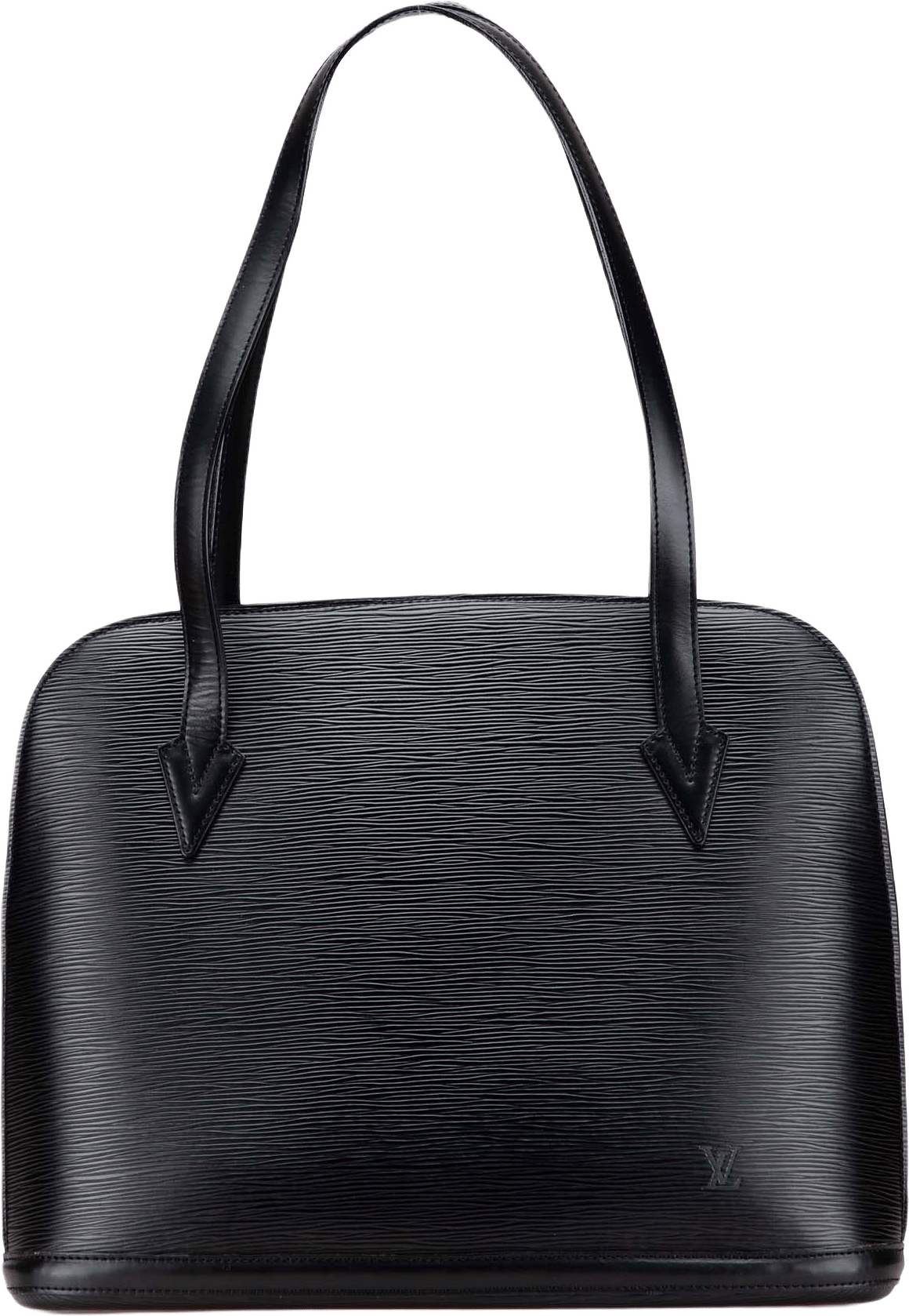 Louis Vuitton Epi Lussac, från Luxclusif, i färgen black.