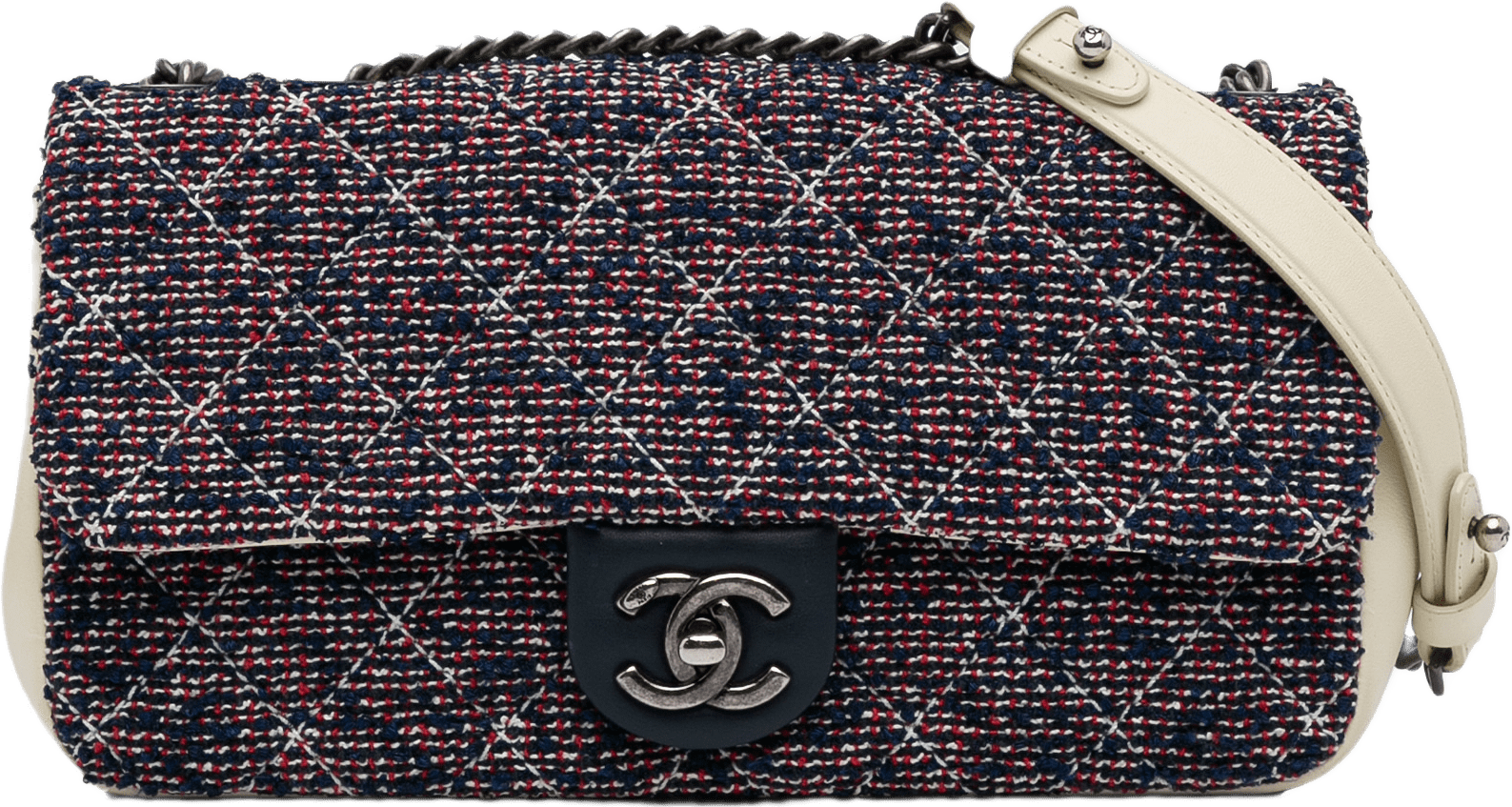 Chanel Small Classic Tweed Flap Bag