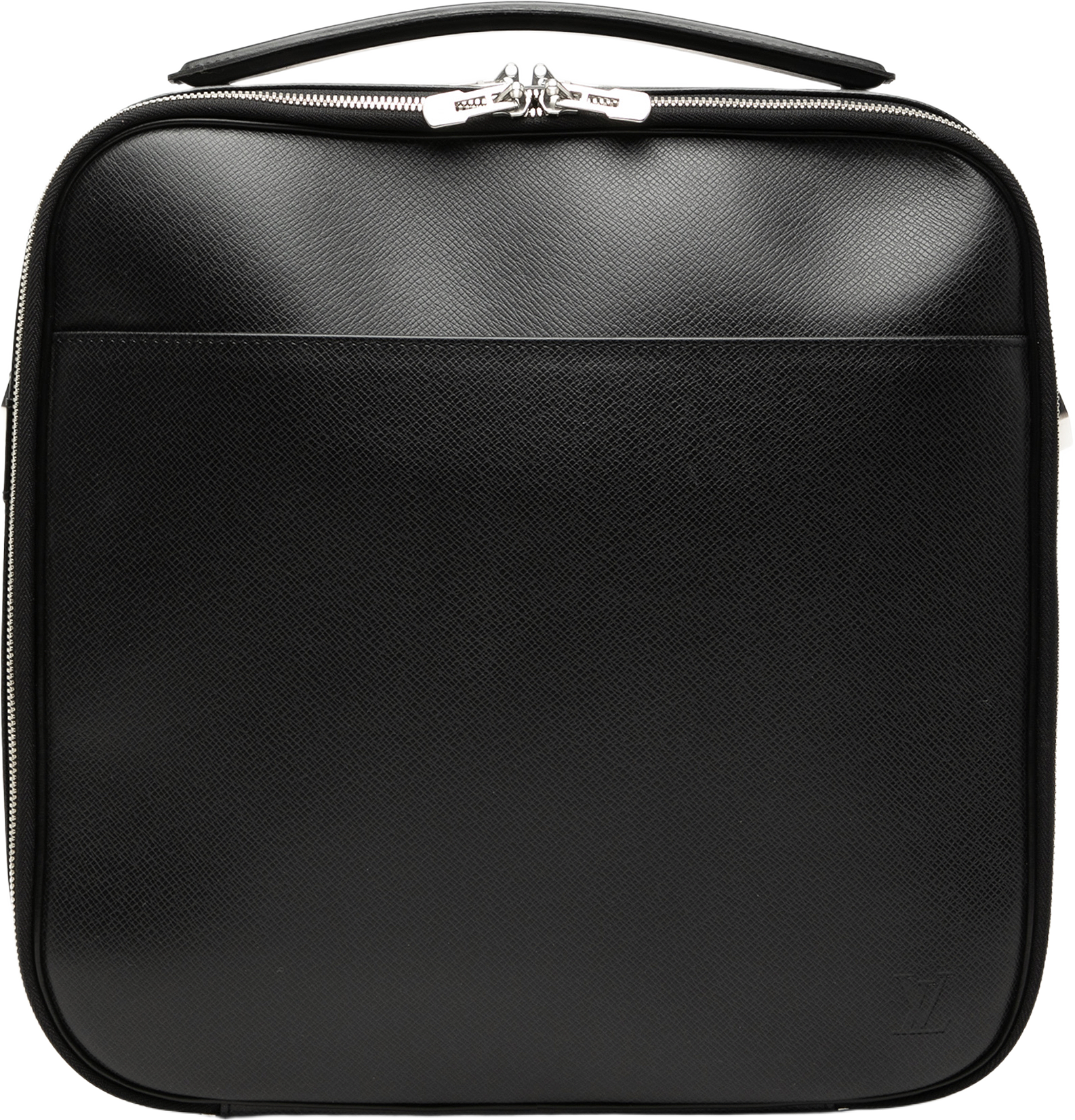 Louis Vuitton Taiga Tula, från Luxclusif, i färgen black.