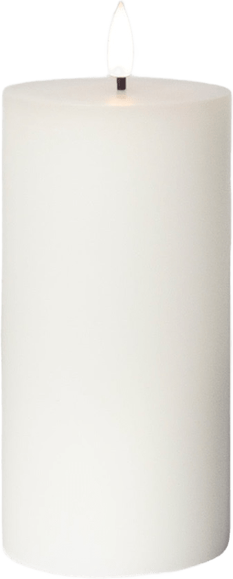 Luna Led Blockljus, från Led Nordic, i färgen beige.