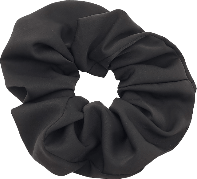 Stor Textilscrunchie, från Complement, i färgen black.
