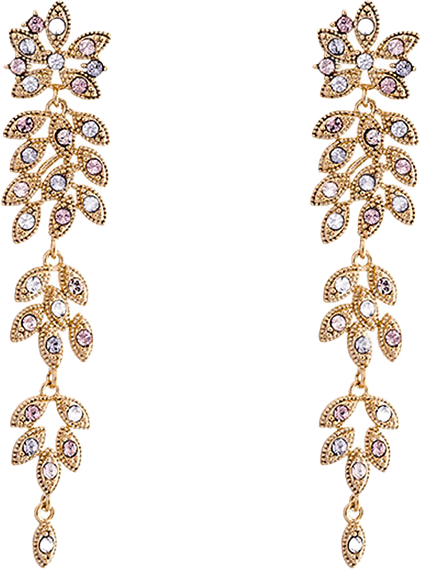 Örhängen Petite Laurel Watercolors, från Lily and Rose, i färgen Gold.