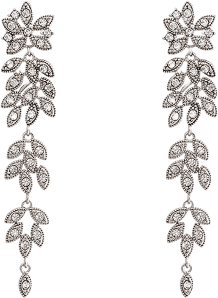 Örhängen Petite Laurel Crystal, från Lily and Rose, i färgen Clear.