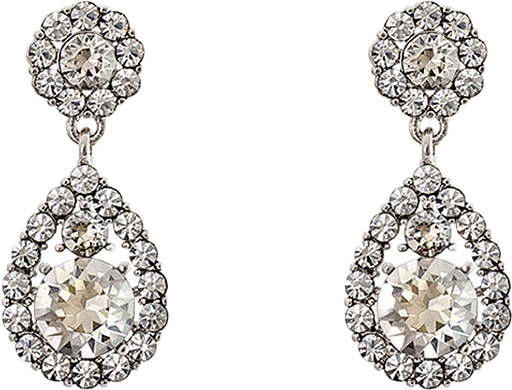 Örhängen Petite Sofia Crystal, från Lily and Rose, i färgen Clear.