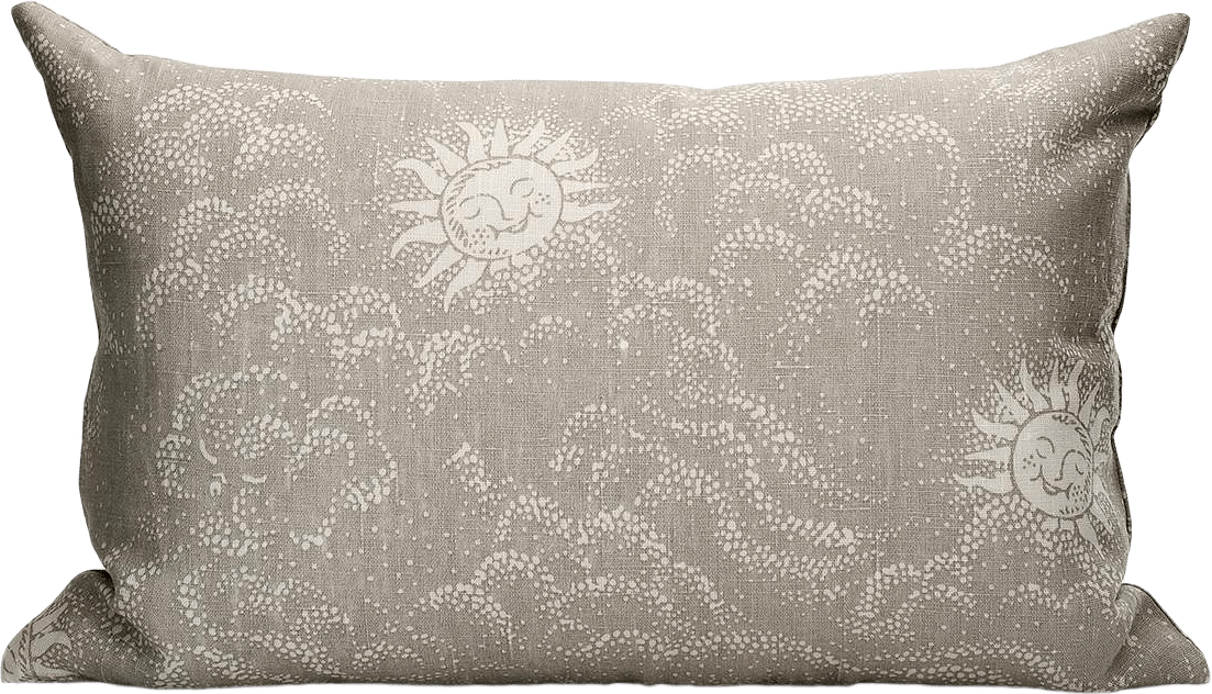 Kuddfodral Happy Cloud - Sandstone, från Littlephant, i färgen sandstone.