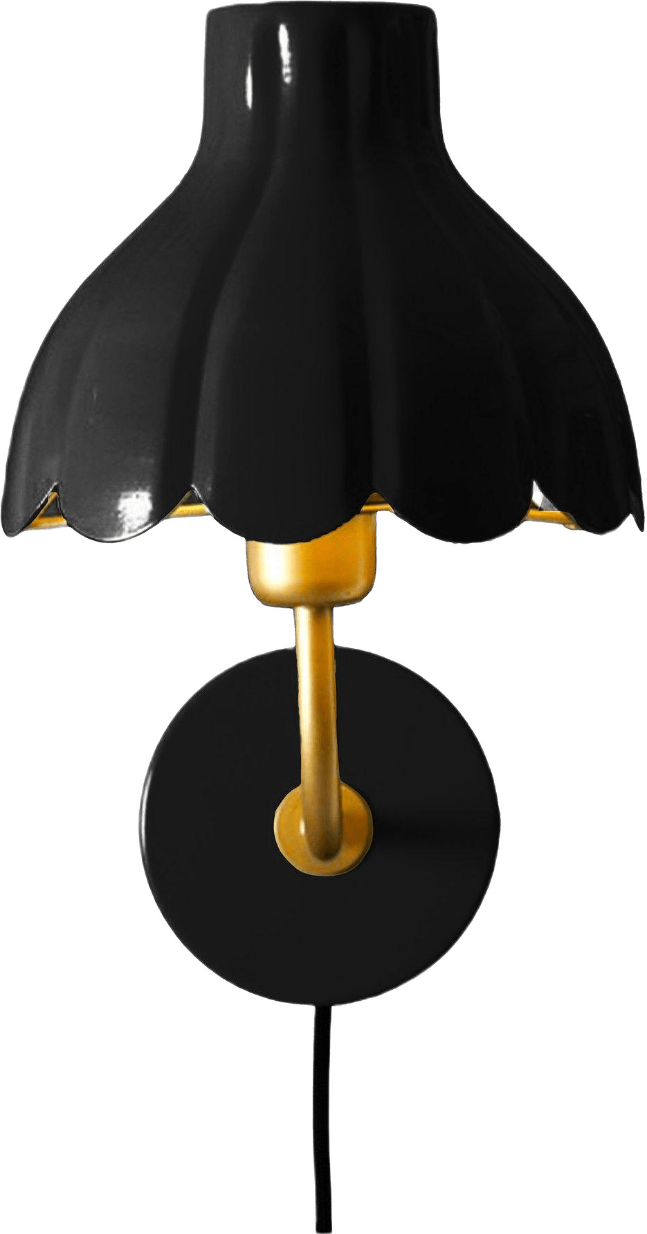 Wells Vägglampa, från PR Home, i färgen black.