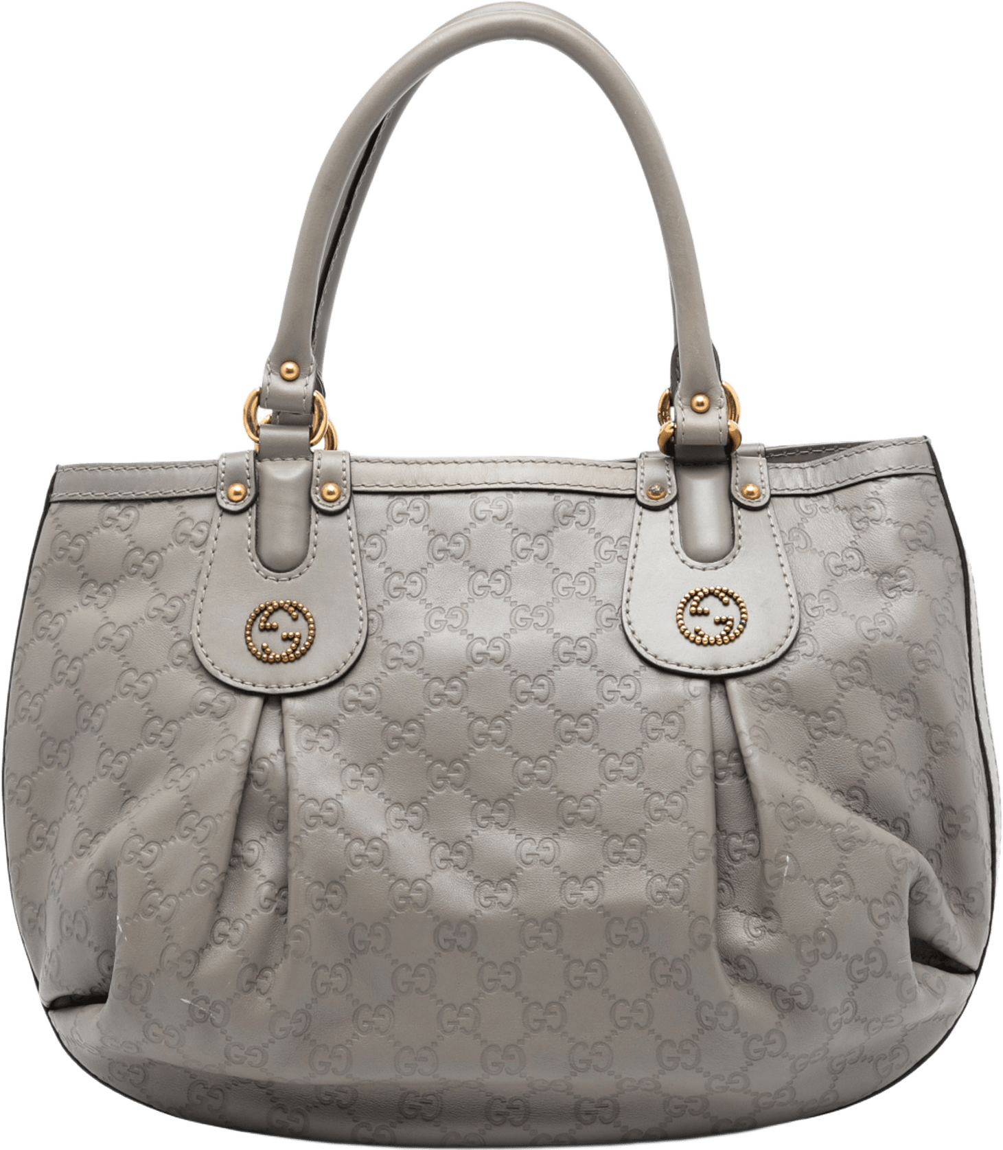 Gucci Guccissima Scarlett Tote, från Luxclusif, i färgen gray.