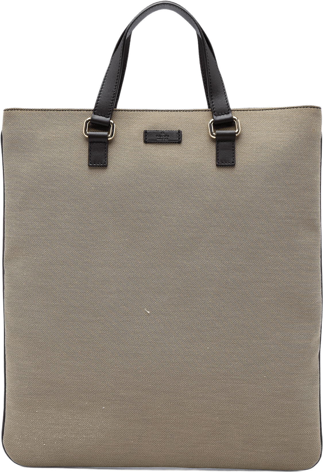 Gucci Canvas Tote, från Luxclusif, i färgen beige.