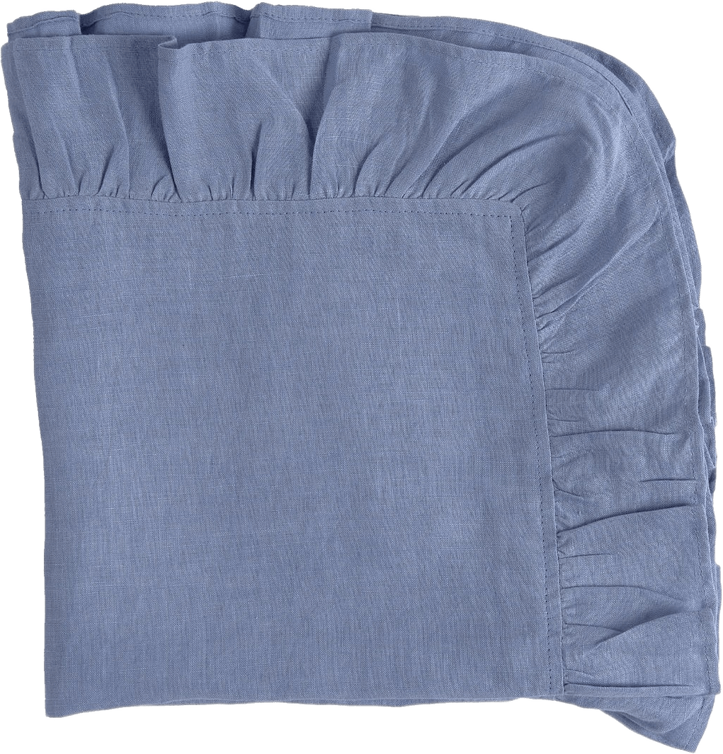 Bell Servett - 50x50 Cm, från Pick A Poppy, i färgen blue.