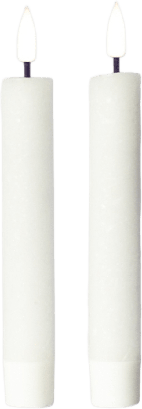 Luna Led-konljus 2 St, från Led Nordic, i färgen vit.