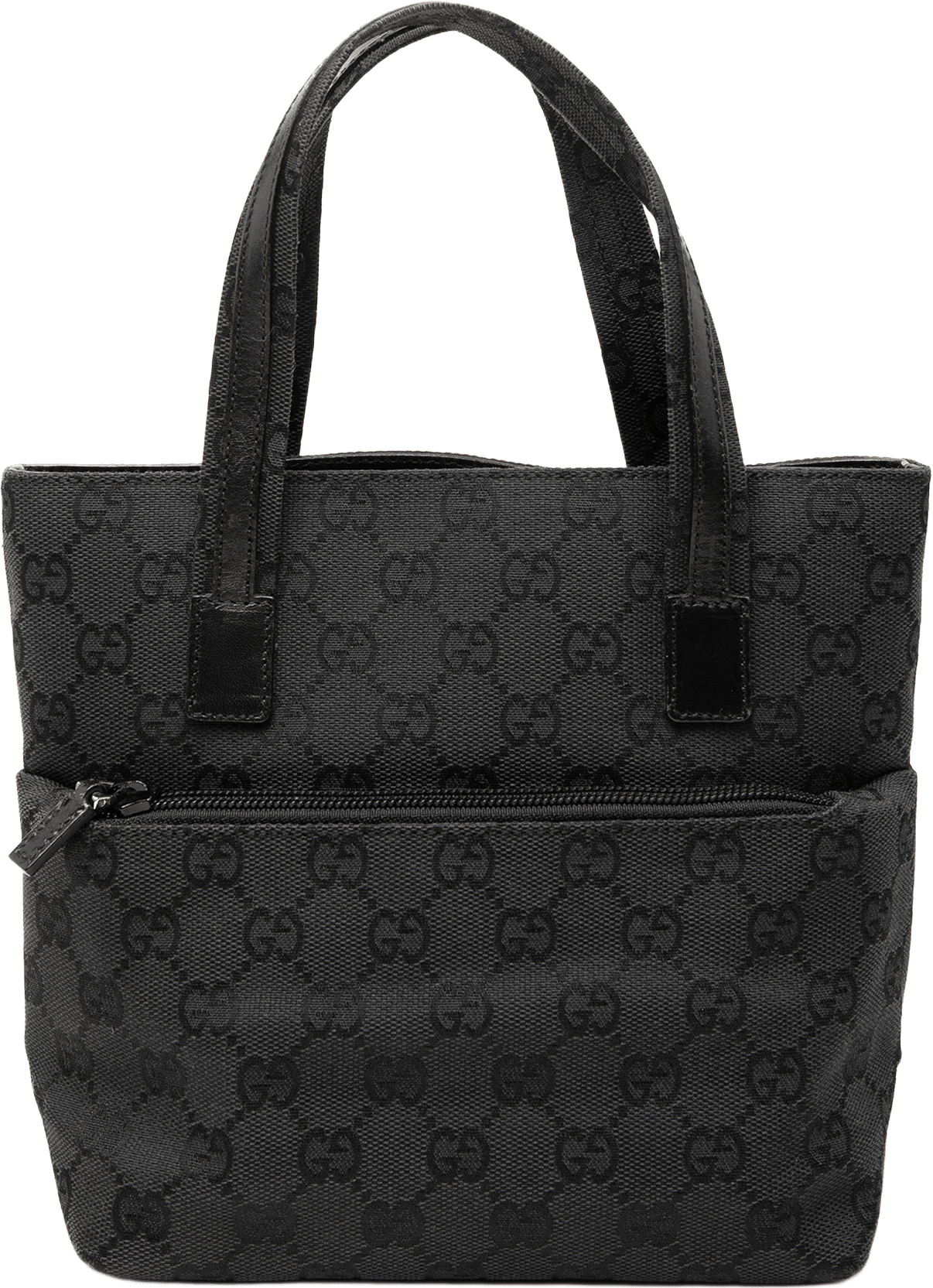 Gucci Gg Canvas Handbag, från Luxclusif, i färgen black.
