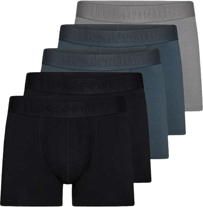 Bambu, 5-pack Gunnar Boxers, Bambu, från Resteröds, i färgen black/green/grey.