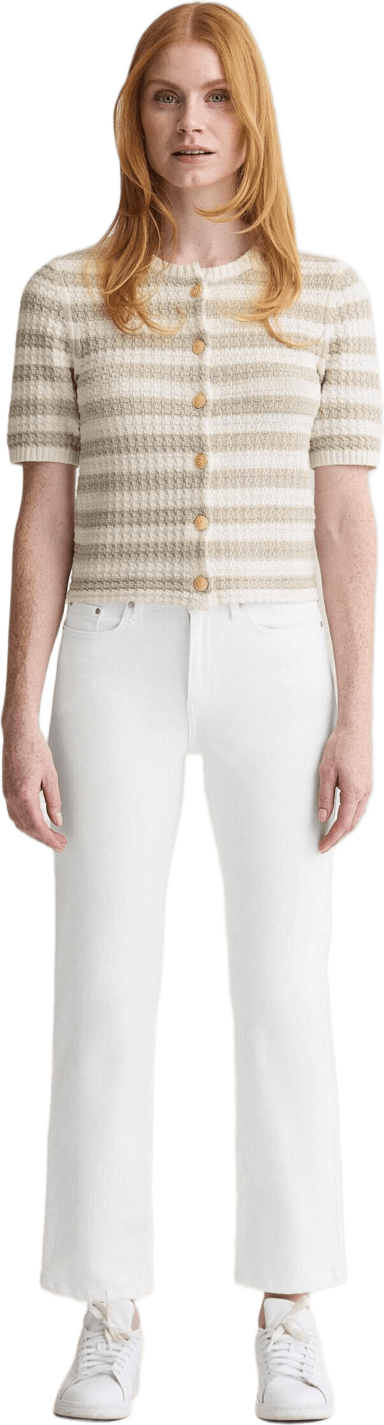 Hannah Cardigan, från Newhouse, i färgen american khaki.