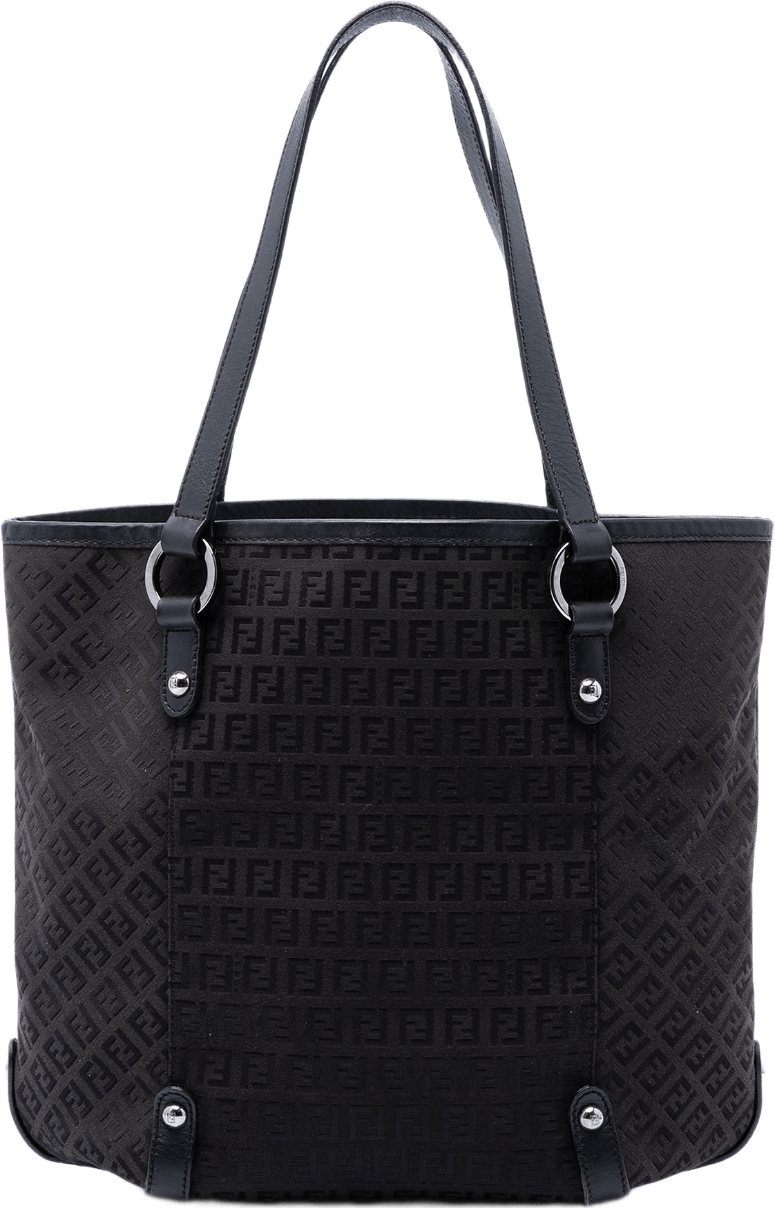 Fendi Zucchino Canvas Tote, från Luxclusif, i färgen brun.