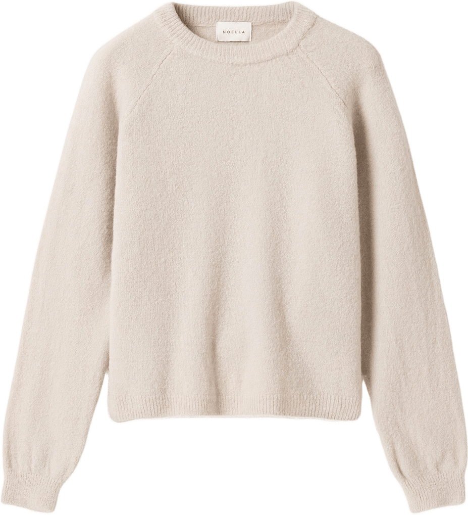 N-marve Knit - Oyster, från Noella, i färgen oyster.