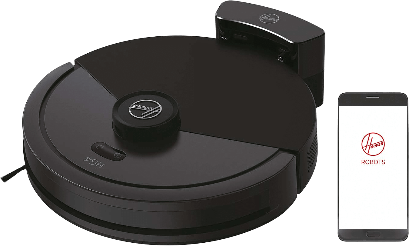 Robotdammsugare Hg4, från Hoover, i färgen svart.