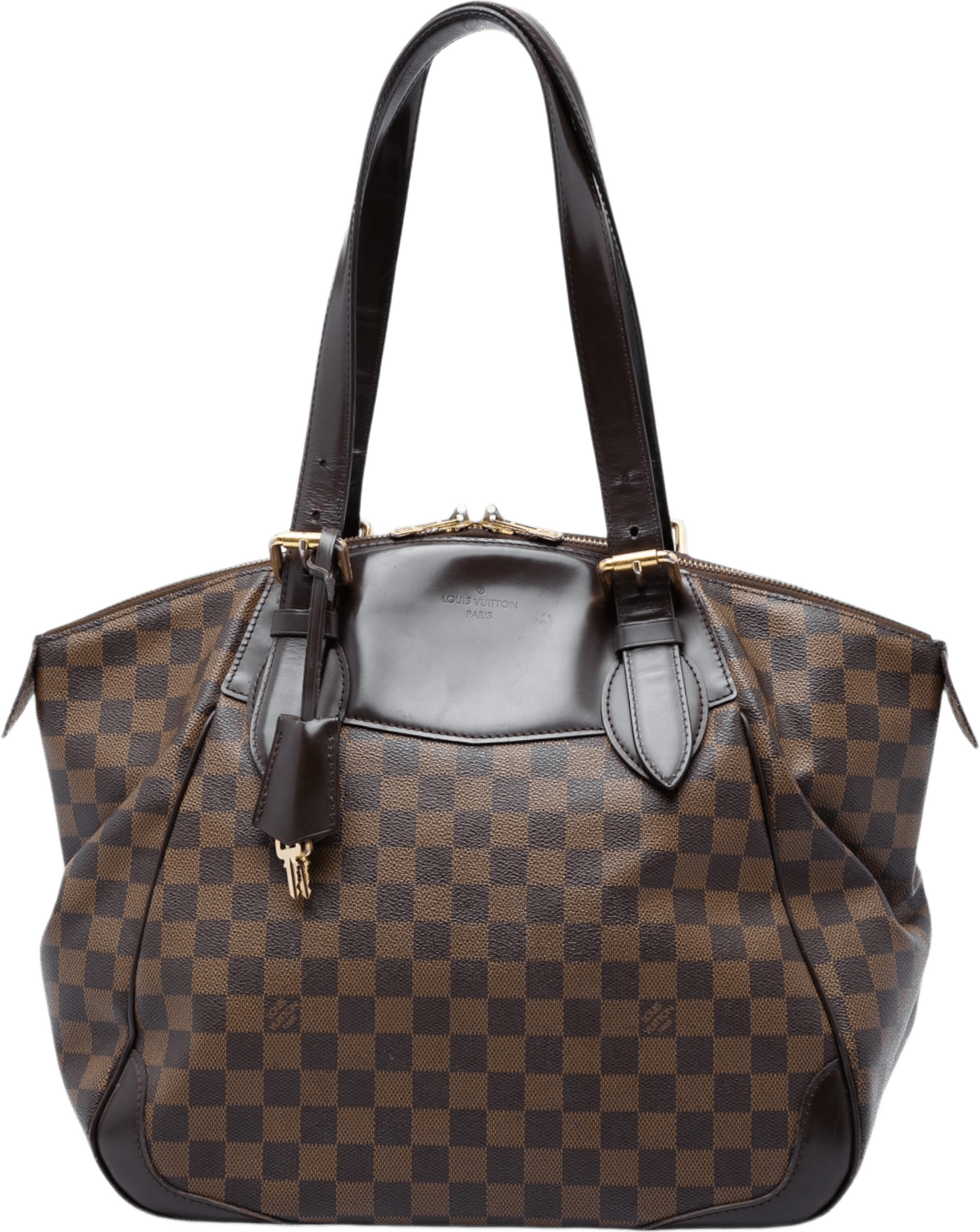 Louis Vuitton Damier Ebene Verona Gm, från Luxclusif, i färgen brun.