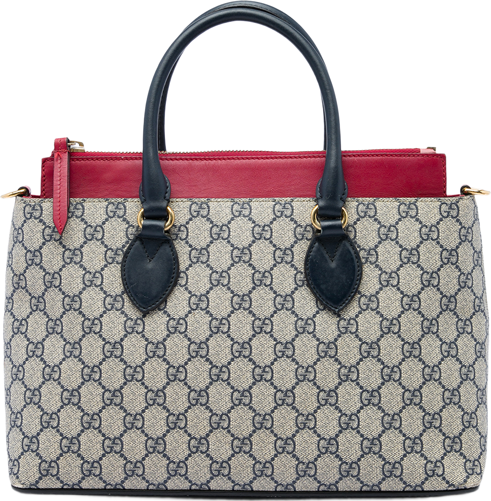 Gucci Gg Supreme Linea A Satchel, från Luxclusif, i färgen beige.