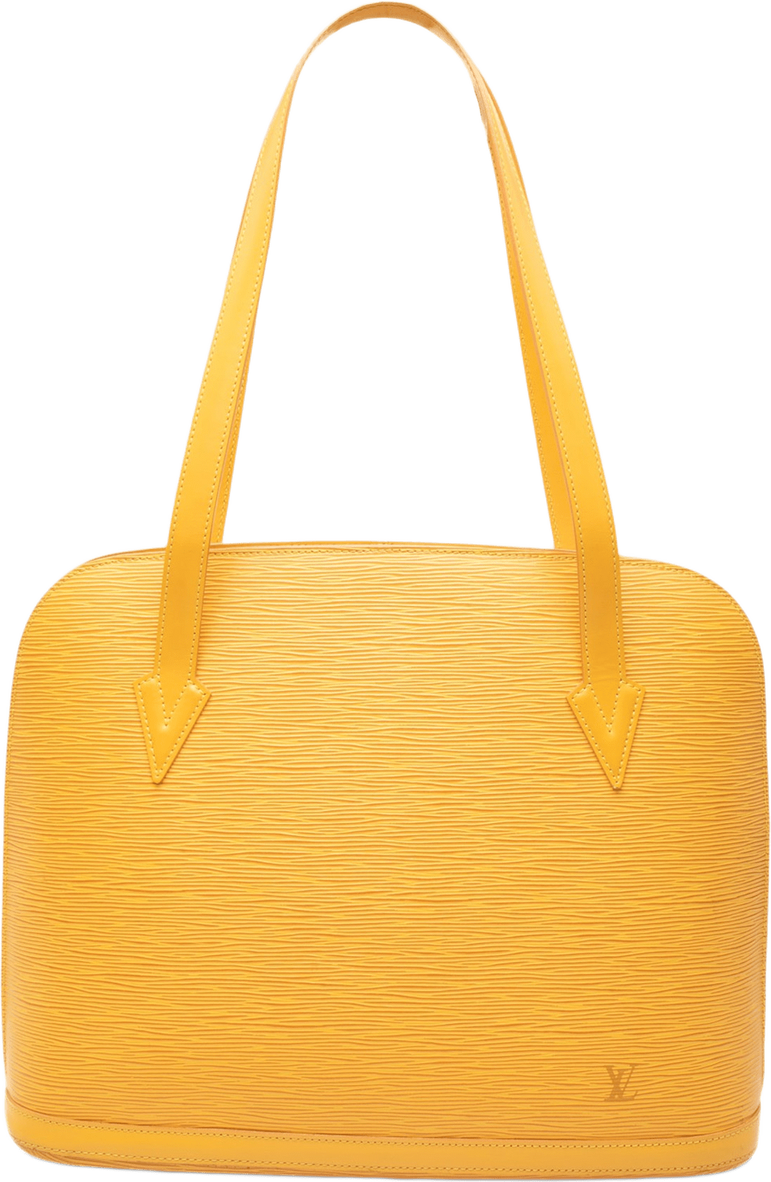 Louis Vuitton Epi Lussac, från Luxclusif, i färgen yellow.