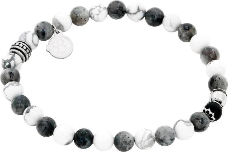 Brody Beadsarmband, från by BILLGREN, i färgen grey/white.