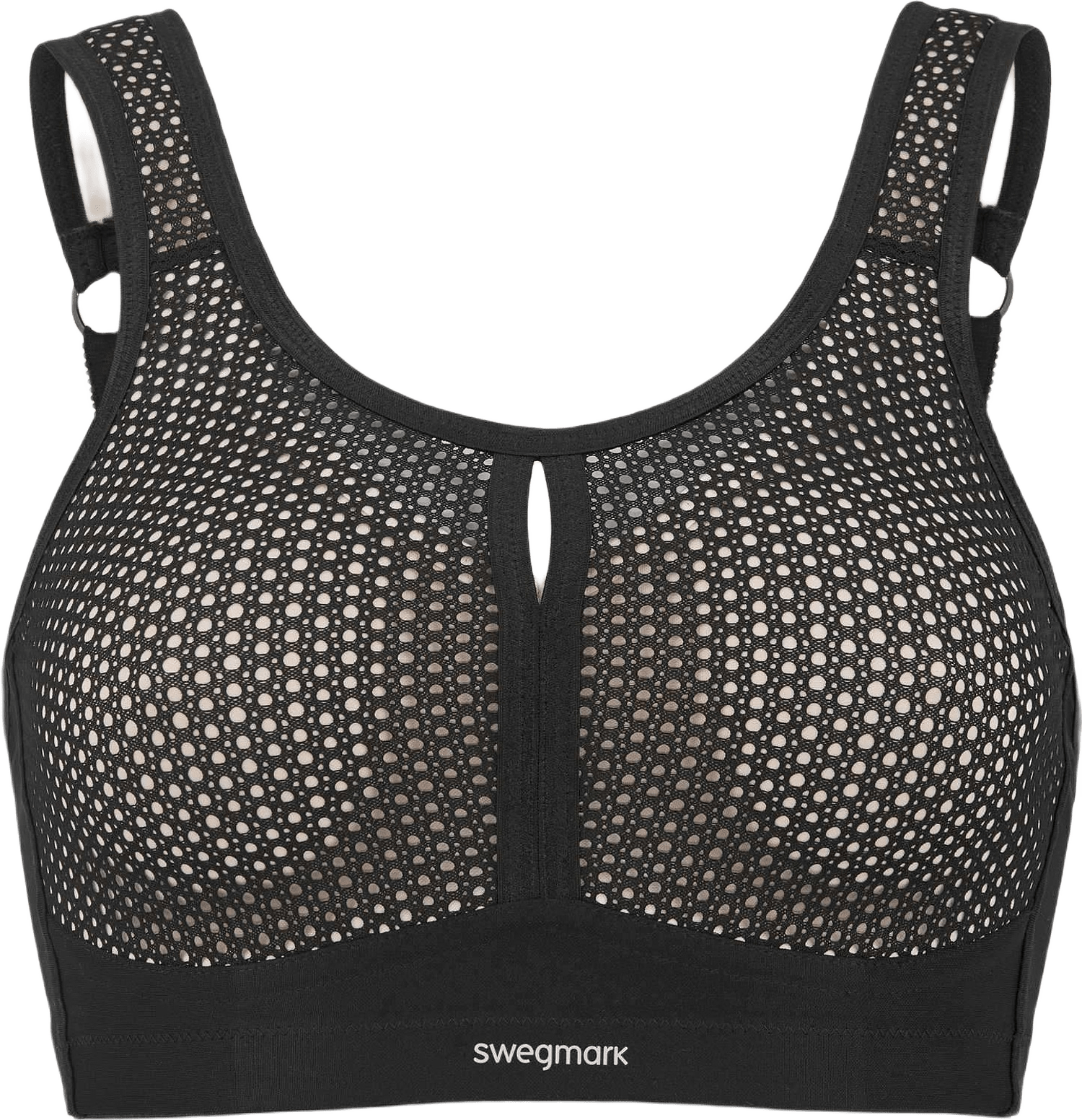 Net Impact Force Sport-bh, från Swegmark, i färgen svart/beige.