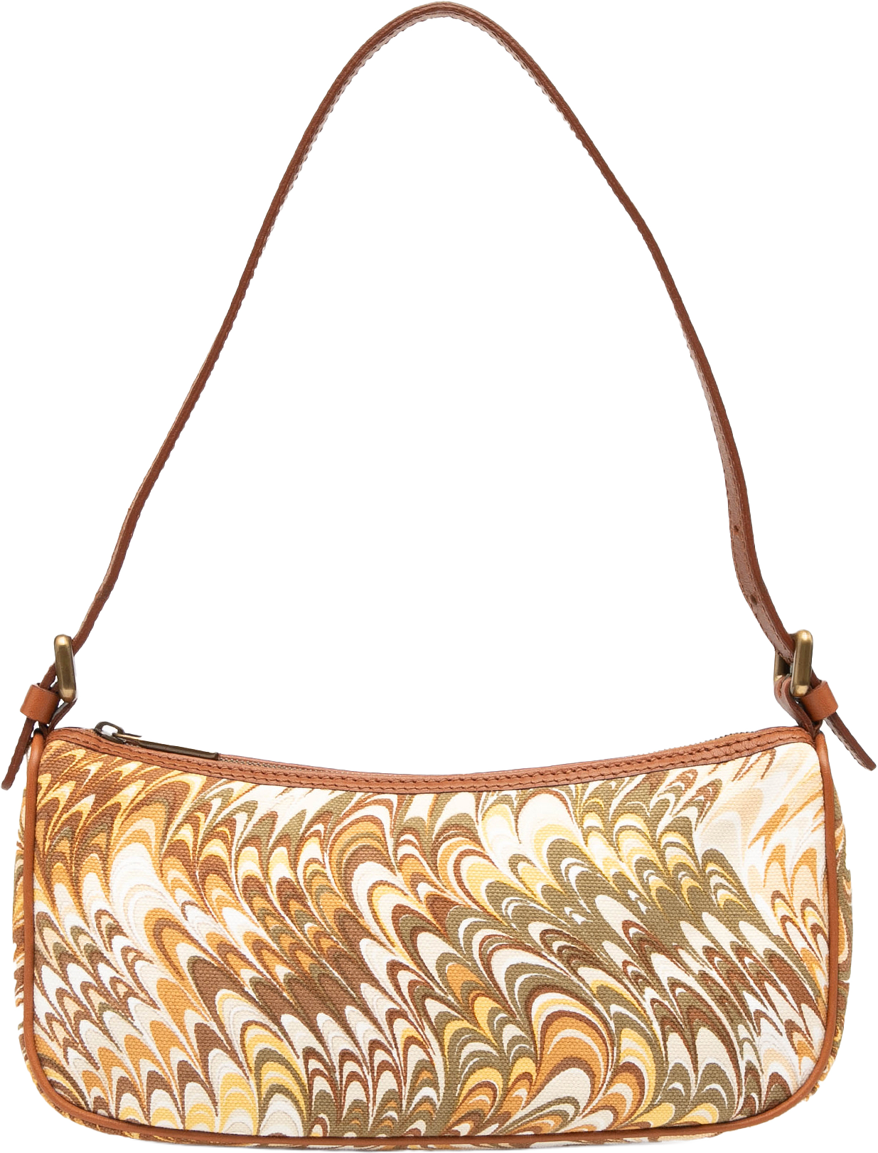 Celine Printed Canvas Shoulder Bag, från Luxclusif, i färgen brown.