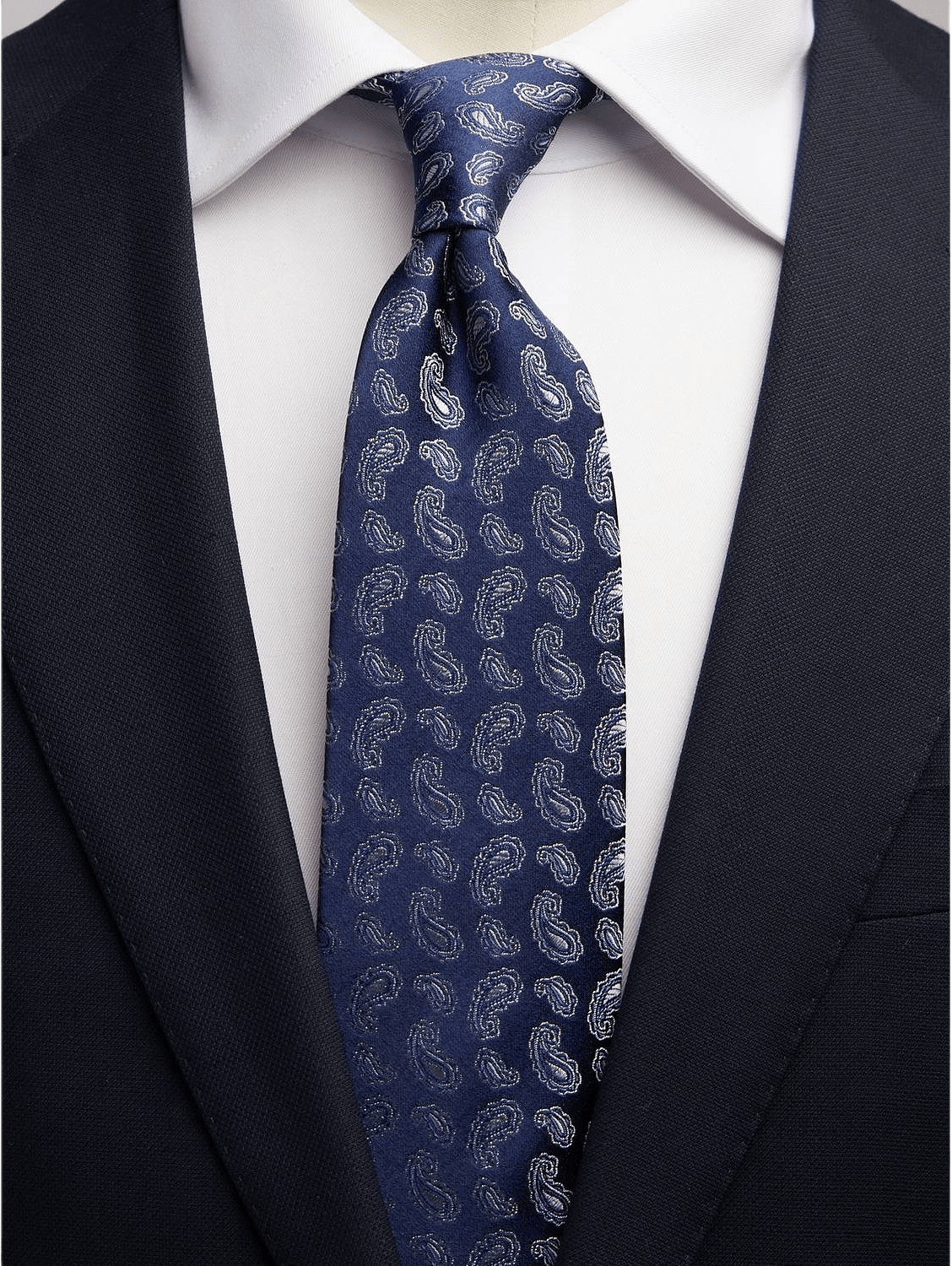 Tie Paisley, från John Henric, i färgen blue.