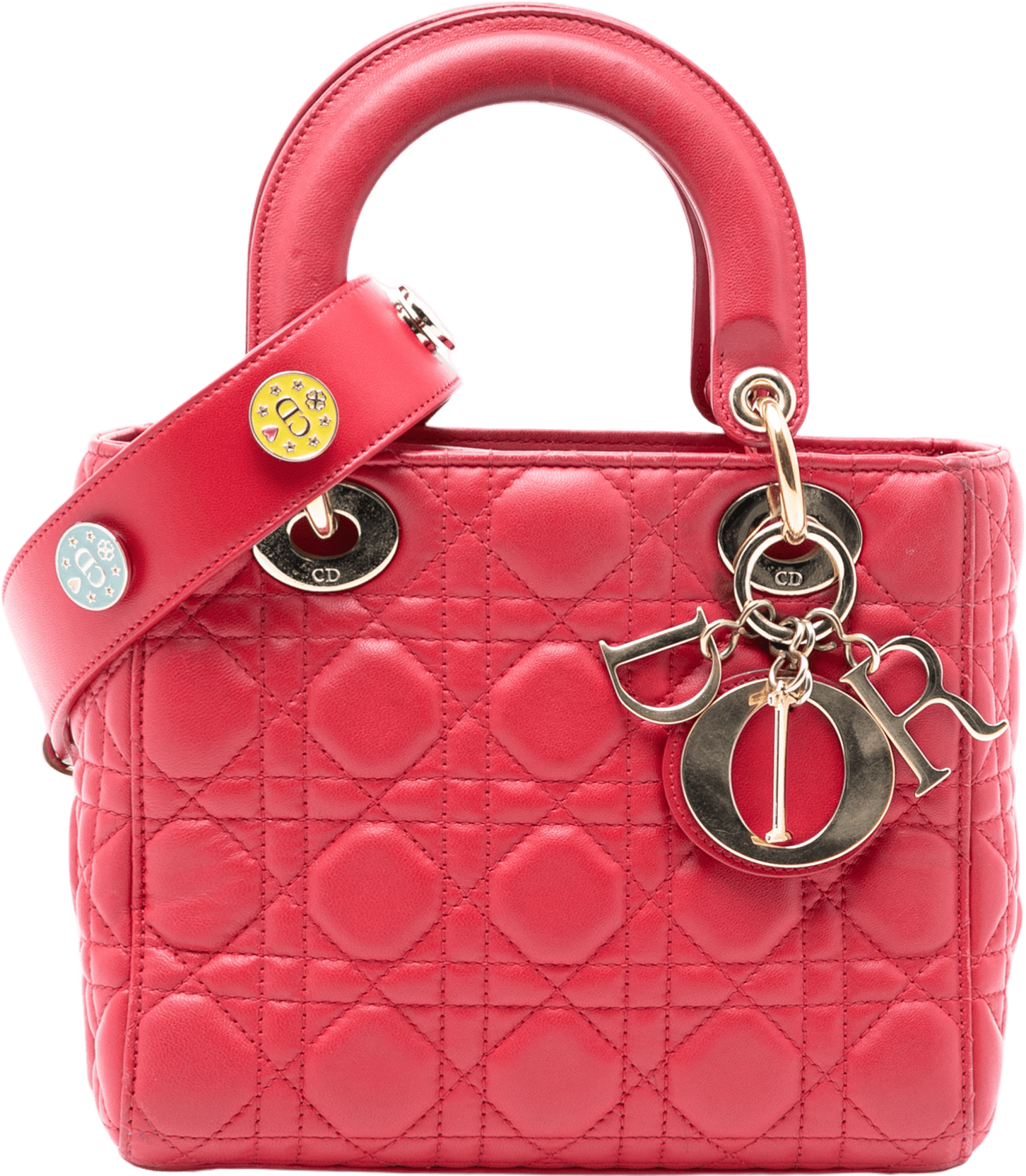 Dior Small Lambskin Cannage My Abcdior Lady Dior, från Luxclusif, i färgen blush.