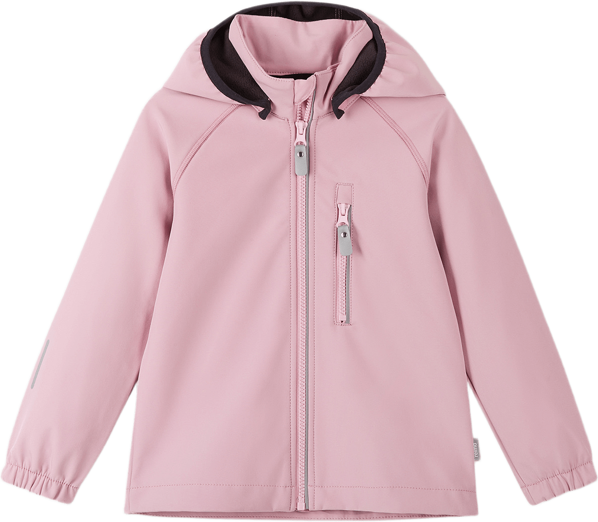 Softshell-jacka Vantti, från Reima, i färgen grey pink.