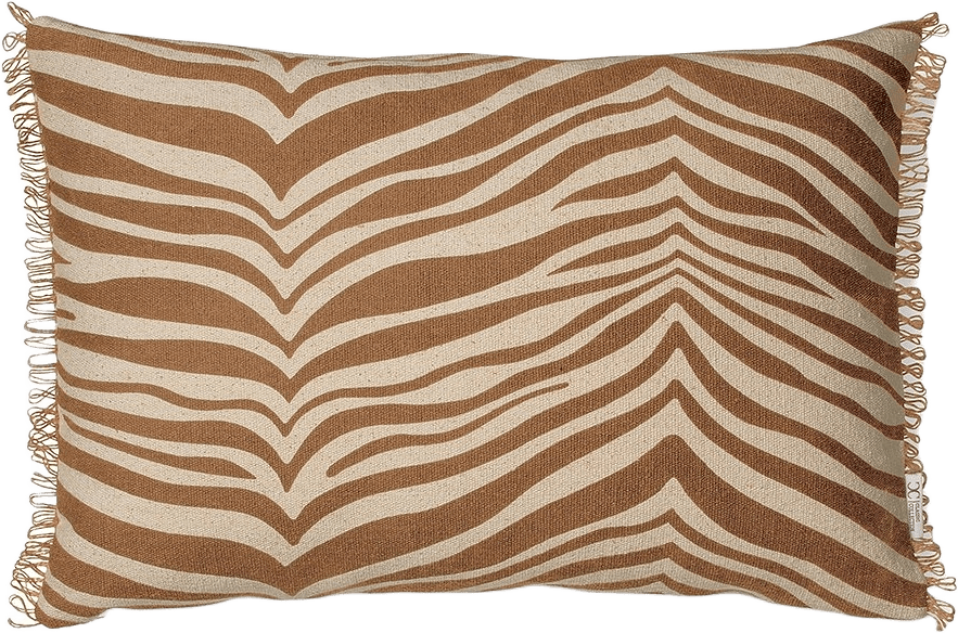 Kudde Zebra 40x60cm, från Classic Collection, i färgen glazed ginger.