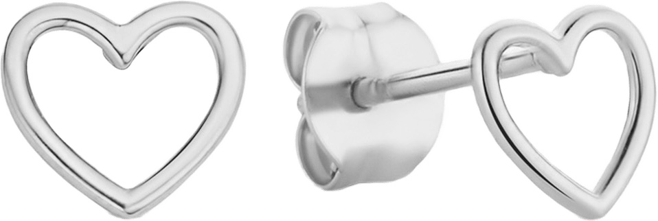 Saint Germain 14 Karat Vitguld Stiftörhänge, från Isabel Bernard, i färgen vitt guld.