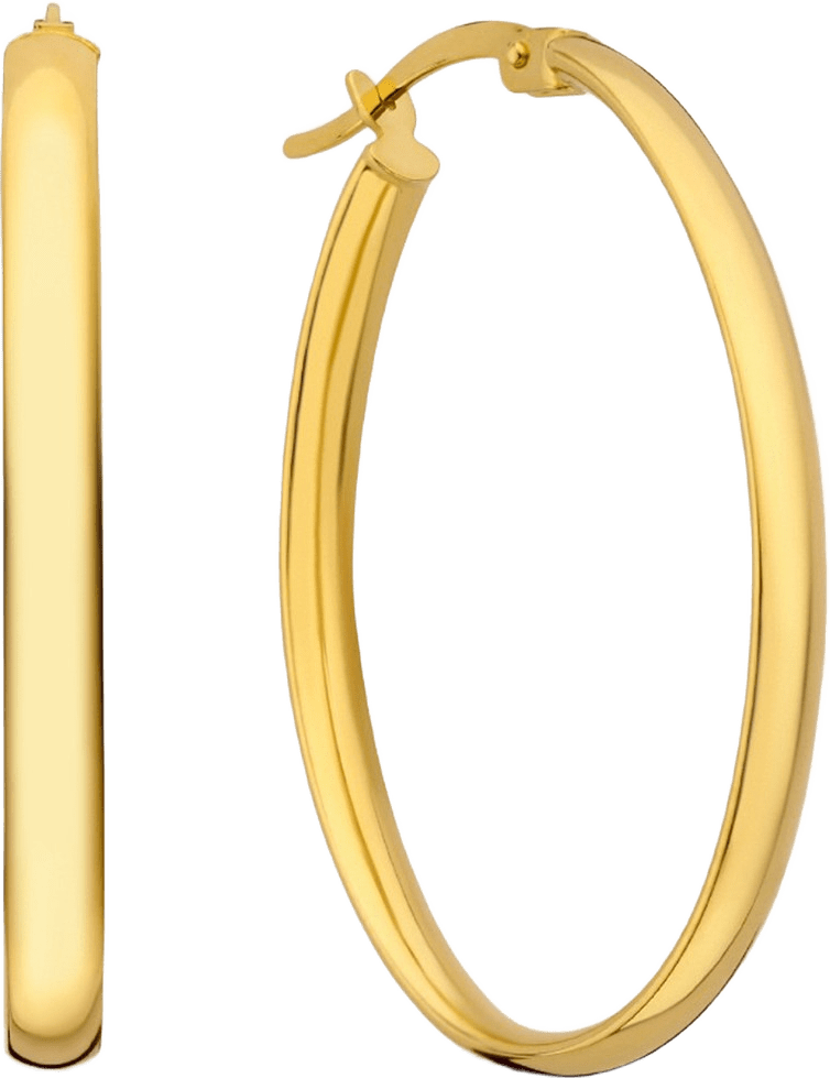 Rivoli 14 Karat Guld Creoler