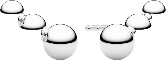 Örhängen Bormio Piccolo, från Sif Jakobs Jewellery, i färgen silver.