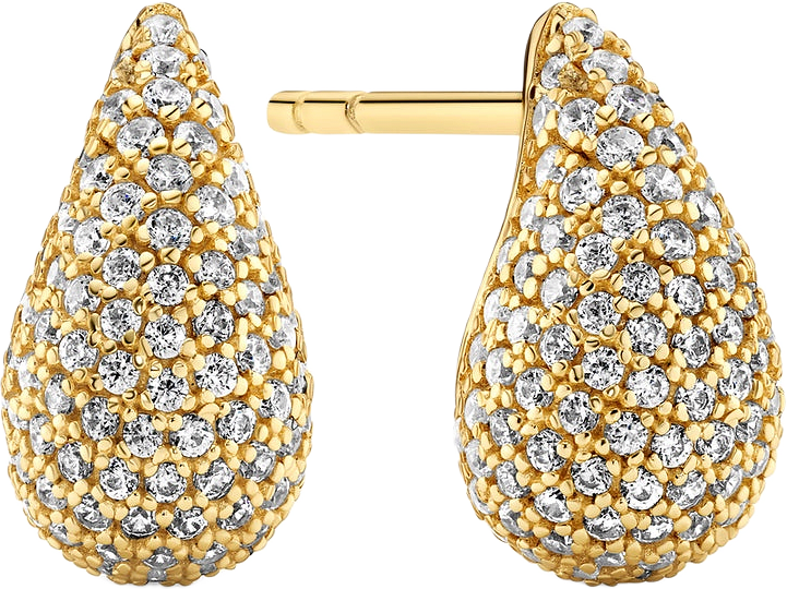 Örhängen Goccia Calare Piccolo, från Sif Jakobs Jewellery, i färgen gold.