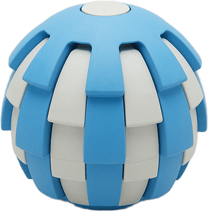 Aktiveringsboll, från Barkalot, i färgen white and blue.