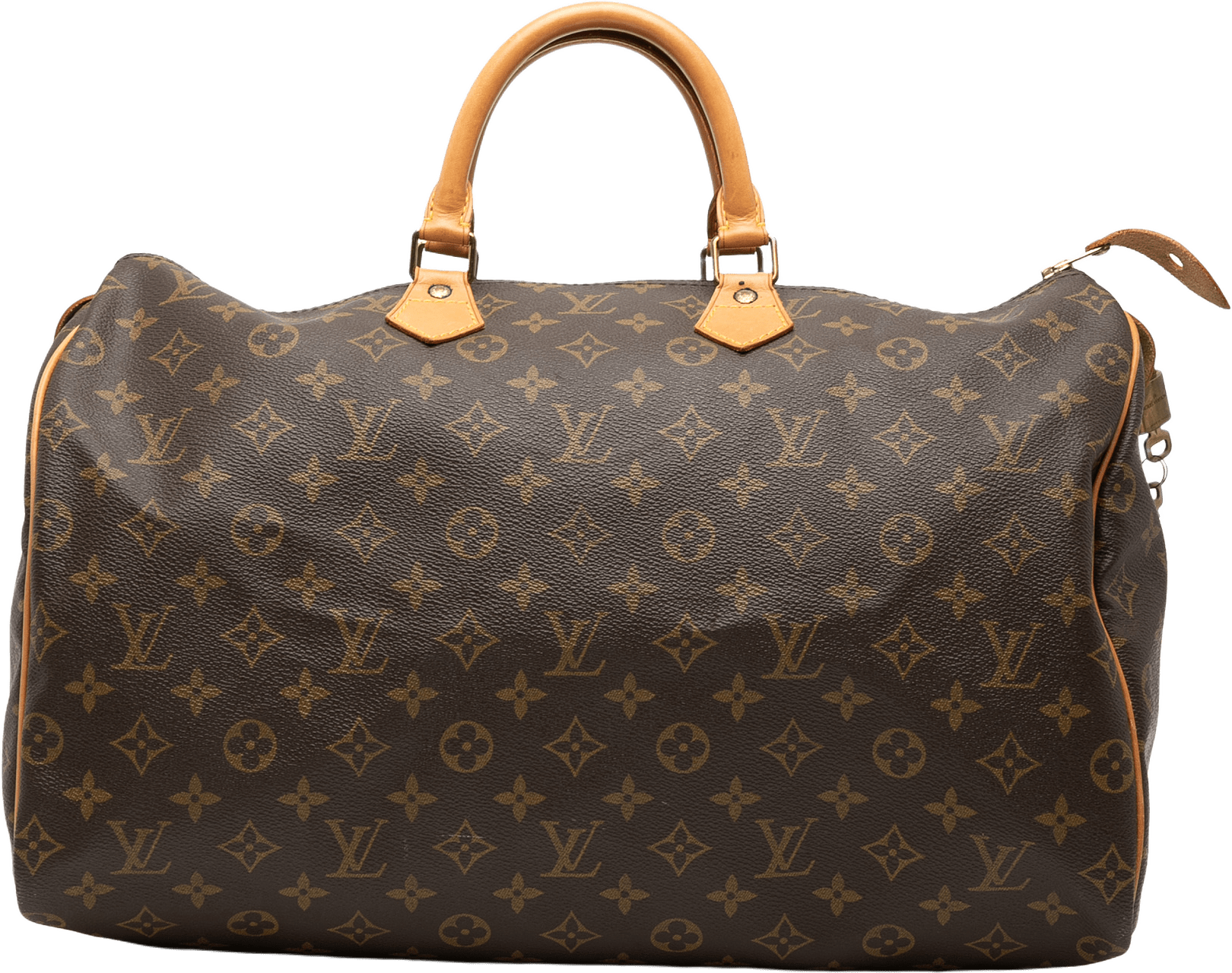 Louis Vuitton Monogram Speedy 40, från Luxclusif, i färgen brown.