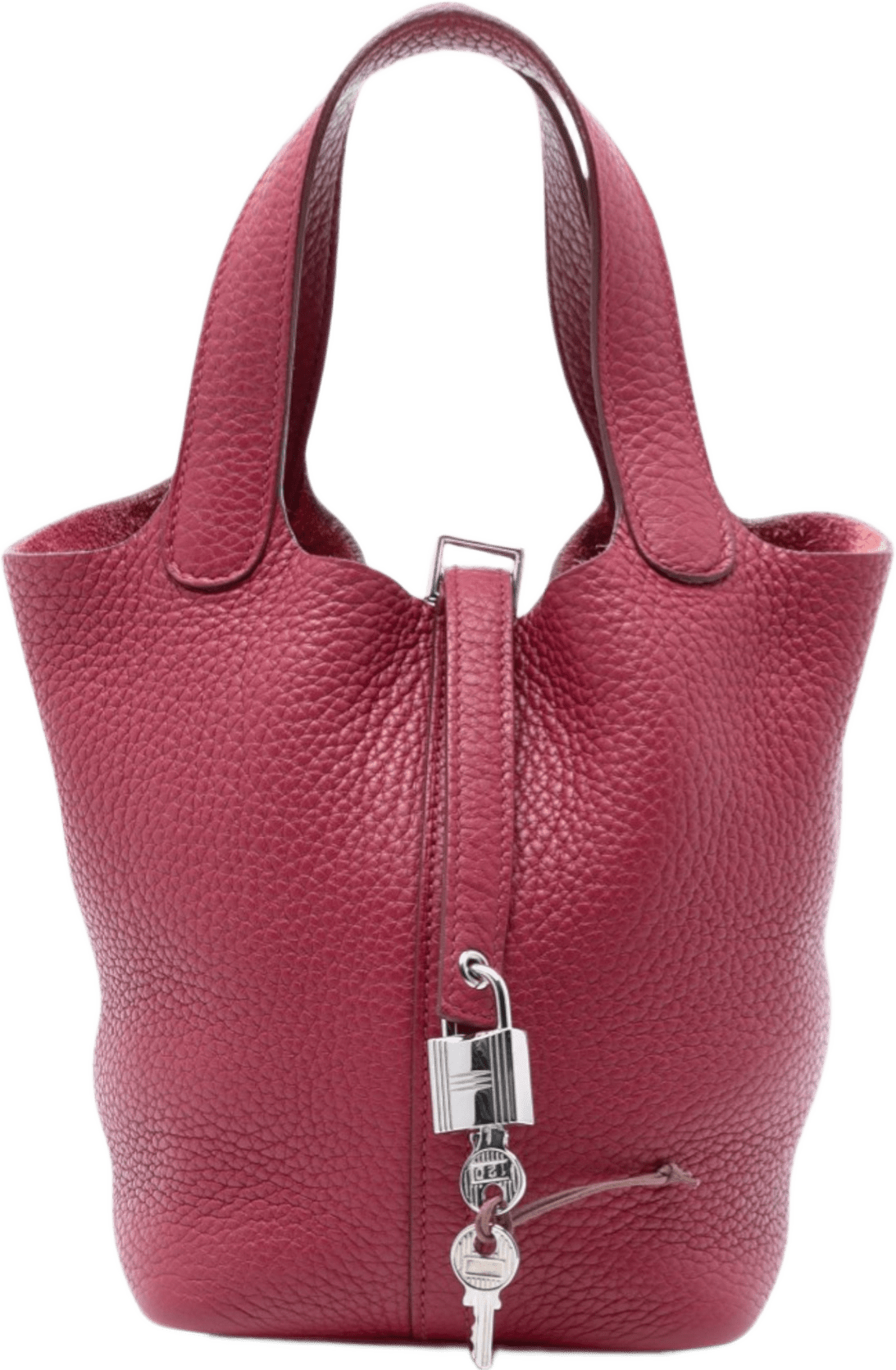 Hermès Clemence Evelyne 16 Amazone, från Luxclusif, i färgen röd.
