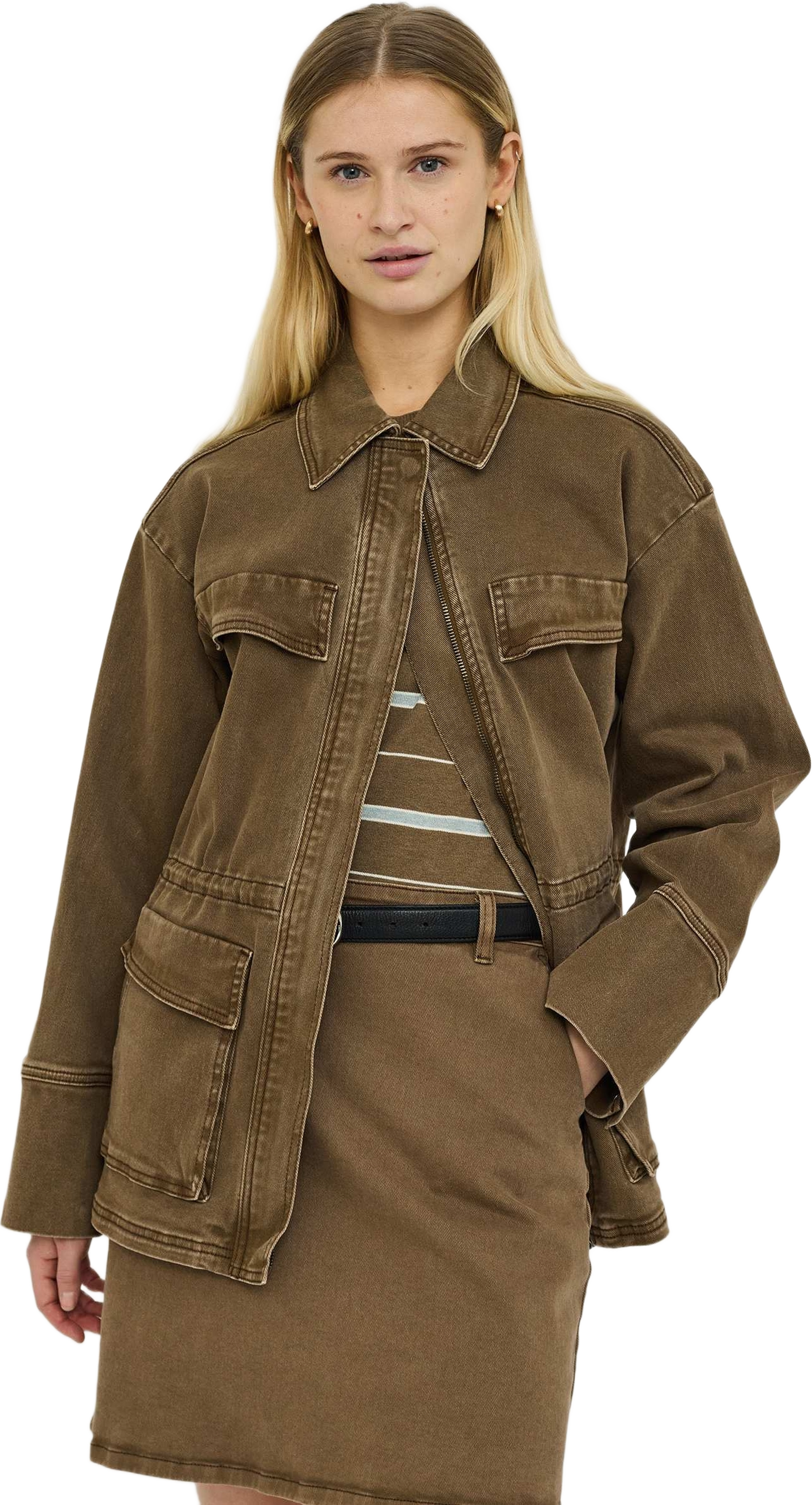 Srkilea Jacket - Sepia, från Soft Rebels, i färgen sepia.