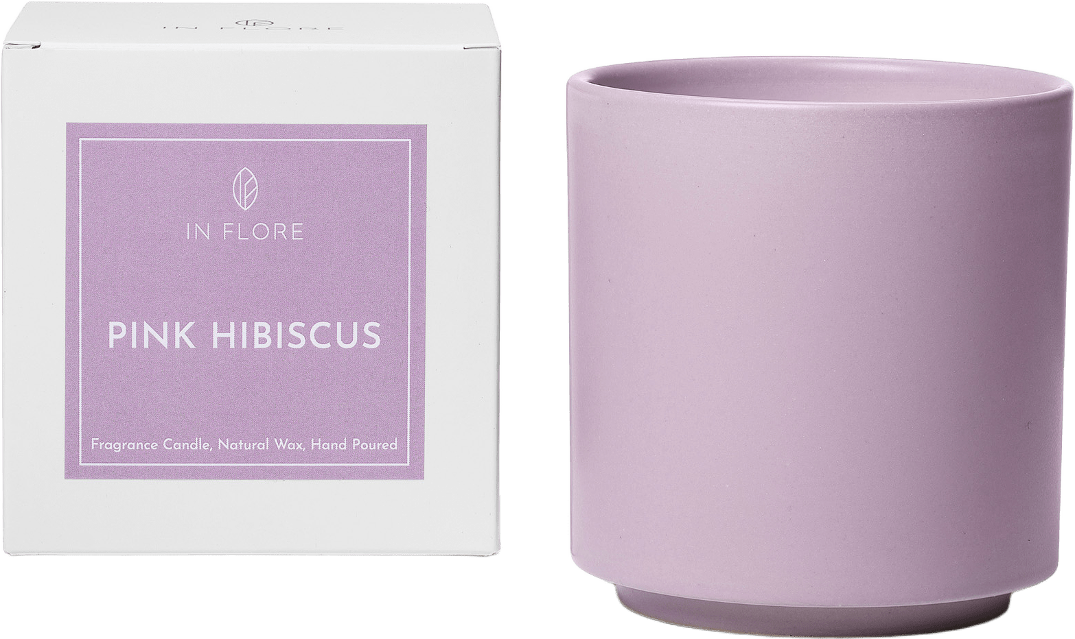 Estrid Doftljus, från In Flore, i färgen Pink, Pomegranate Hibiscus.