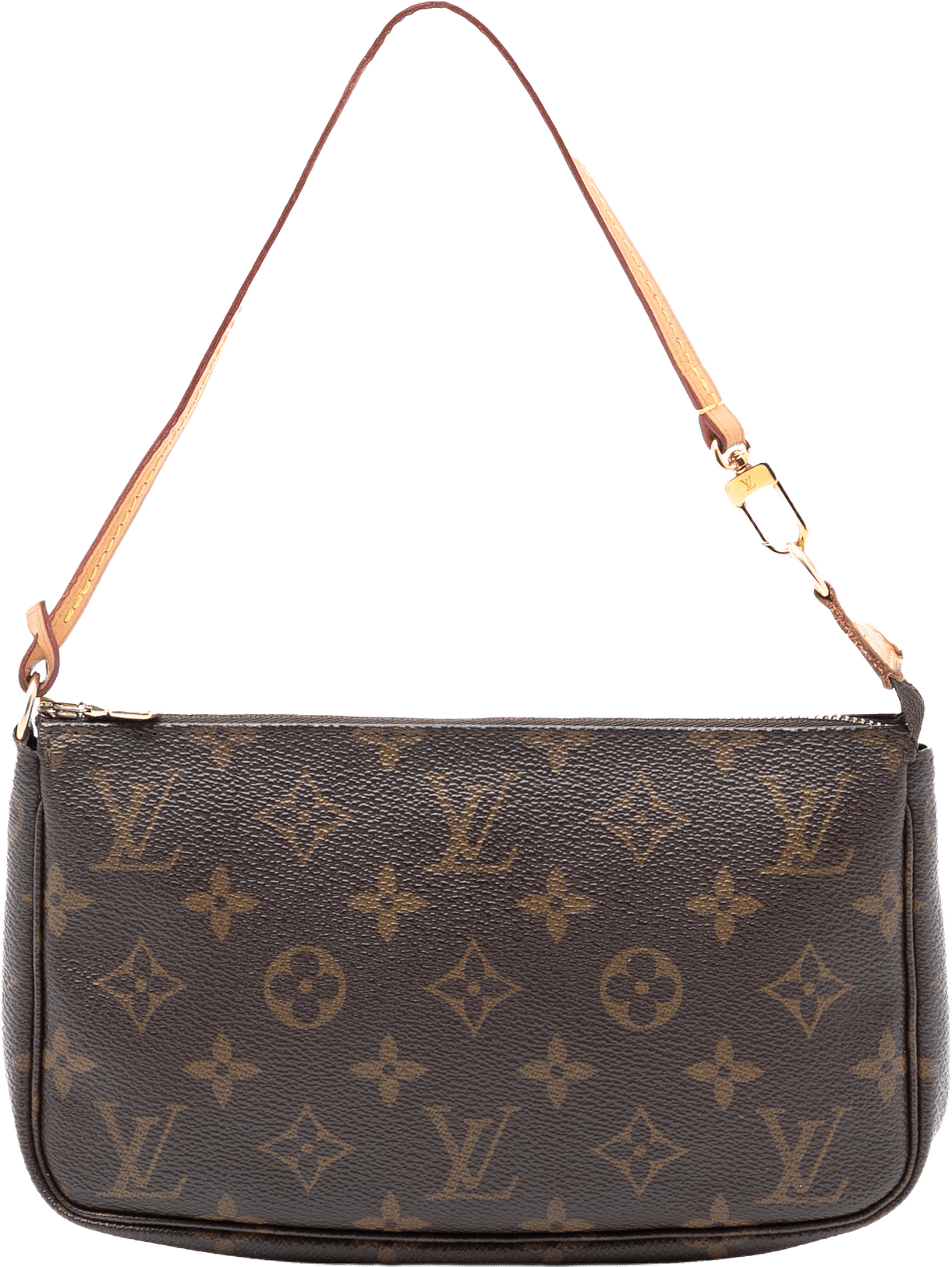 Louis Vuitton Monogram Pochette Accessoires, från Luxclusif, i färgen brown.