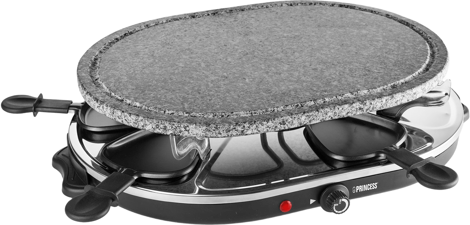 Raclette Set Classic Stone, från Princess, i färgen grå.