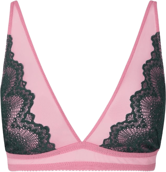 Lace Mesh Plunge Bralette