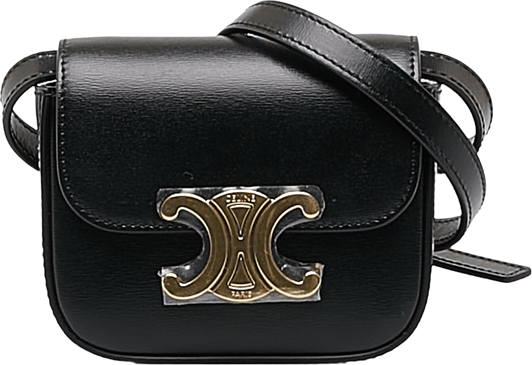 Celine Mini Calfskin Triomphe Crossbody