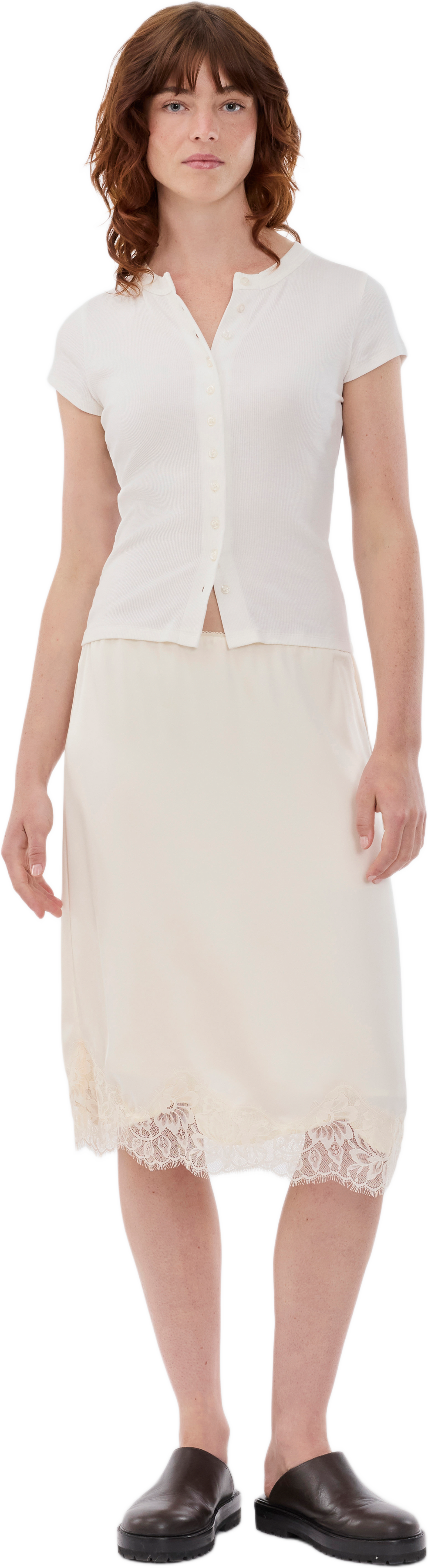 Vilsonmd T-shirt, från Modström, i färgen soft white.